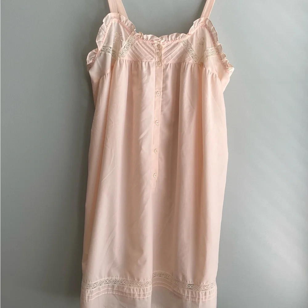 Sweet Vintage Milkmaid/Coquette Slipdress or Top in Excellent Condition - Picture 2 of 4